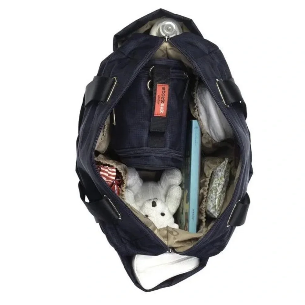 Storksak Sandy Diaper Bag in Blue